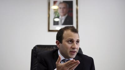 Lebanon's foreign minister Gebran Bassil recently said that the government might cut the salaries of public-sector employees. Cynthia Karam / Reuters