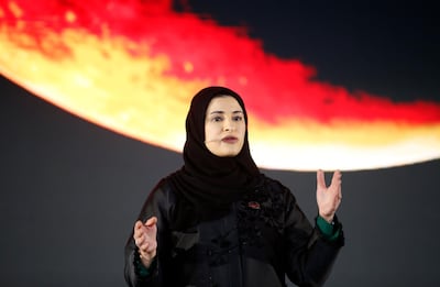 Minister of State for Advanced Sciences Sarah Al Amiri says women cannot be overlooked. EPA
