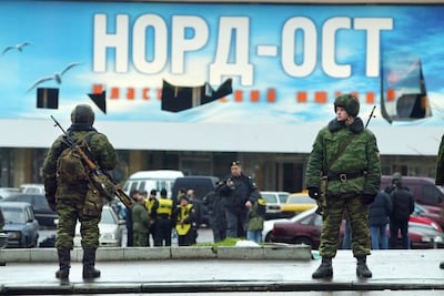 The attack in Moscow recalled a 2002 hostage crisis that ended with more than 100 people being killed in an operation against Chechen militants. Getty Images