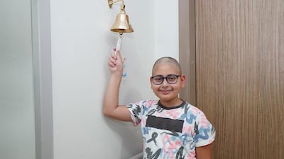 Leukaemia patient Murad, 11, has been given revolutionary gene treatment at the Abu Dhabi Stem Cells Centre. Wam