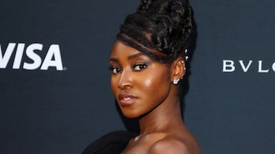 Jayme Lawson attends the world premiere of 'The Woman King'. Reuters