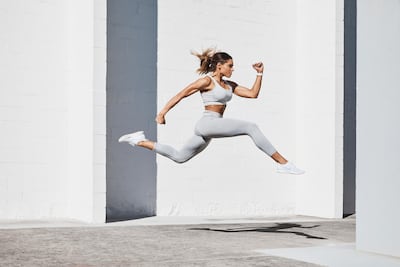 Personal trainer and influencer Kelsey Wells has gained a huge following thanks to her weightlifting guides. Courtesy Sweat