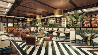 Bar lounge at The Pangolin in Dubai Sports City