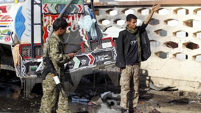 The attack came on the same day that coordinated terrorist attacks in Aden killed 15 coalition soldiers including four Emiratis.