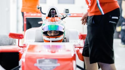 Amna Al Qubaisi became the first woman and Emirati to win the Senior class Rotax Max Challenge when she cruised to the title last season. Courtesy Abu Dhabi Racing