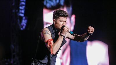 Lead vocalist of the band, The Script, Danny O’Donoghue.