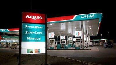 An Enoc station on Emirates Road near Ajman. Jeff Topping / The National