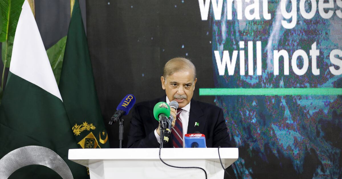 Pakistan PM says 'raging torrents' ripped up roads as floods caused ...