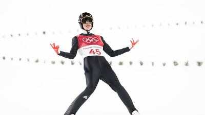 Norway's Robert Johansson took bronze in the men's normal hill individual ski jumping event during the Pyeongchang 2018 Winter Olympic Games. Odd Andersen / AFP Photo