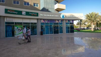 Al Manara Pharmacy and Ibn Sina Medical Centre in Al Reef Village in Abu Dhabi.