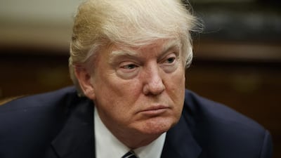 Oil prices fell on Friday after US President Donald Trump said on Thursday he was considering tariffs on extra $100bn of Chinese imports. Evan Vucci / AP Photo