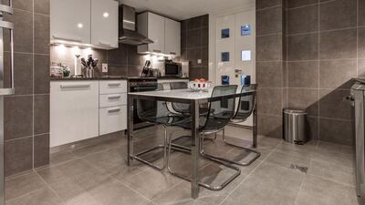 This two-bedroom, two-bathroom loft is on the top floor of Dubai Properties’ Executive Towers. Courtesy Luxhabitat