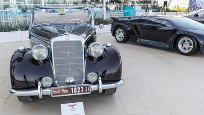 A 1950 Mercedes Benz 170S, which was victorious in the Classics Best European category. Antonie Robertson / The National