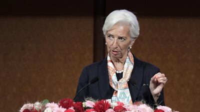 Christine Lagarde, managing director of the IMF, has issued warning over global economy. Bloomberg
