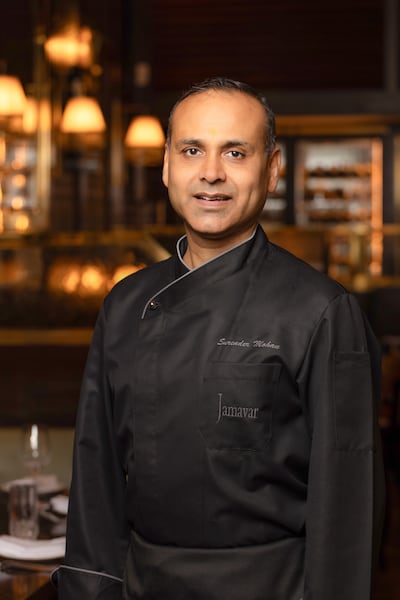 Chef Surender Mohan, culinary director at LSL Capital and executive chef at Jamavar London. Photo: Jamavar Dubai