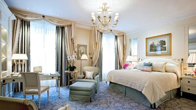 The George V Four Seasons hotel in Paris is owned by Prince Al Waleed's Kingdom Holding. Courtesy Four Seasons Hotels and Resorts