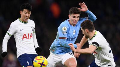 Julian Alvarez – 7 The youngster looked bright as he tried to find space behind the defenders, drawing them away from Haaland. He grabbed a scrappy but well-taken goal just after half time as City started their comeback. AFP