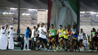 The starting gun for the 10-km Zayed Marathon in Cairo will fire on December 5 in the Egyptian capital with a total prize purse of more than Dh500,000 on offer. Christopher Pike / The National