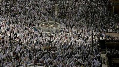 The annual Islamic pilgrimage draws three million visitors each year, making it the largest yearly gathering of people in the world.