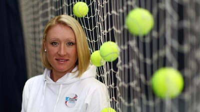 Elena Baltacha of Great Britain poses for the camera at the National Tennis Centre on November 29, 2010 in Roehampton, England. Julian Finney / Getty Images