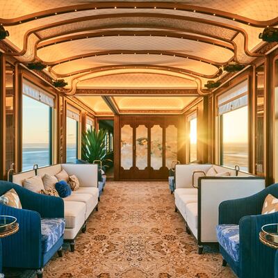 The Golden Eagle Silk Road Express is returning to service offering luxury travel across China. Photo: Golden Eagle Luxury Trains