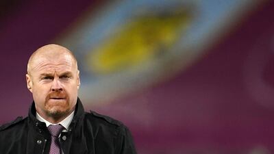 Burnley manager Sean Dyche at the end of the game. AFP