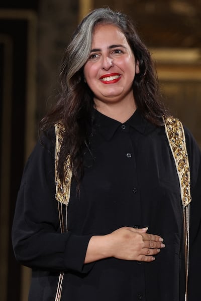 Despite no formal fashion training, Sara Chraibi has managed to gain admission to the exclusive world of haute couture. AFP