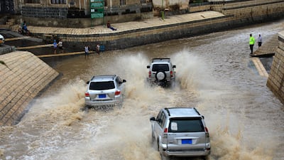 It began raining in the area last week and a number of deaths were attributed to the wet weather and flash flooding. AFP