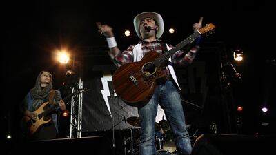 Thunder’s frontman Ardavan Anzabipour. Courtesy Amir Kharrazi