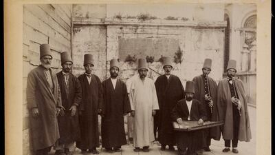 Turkish dervishes in an undated photo from the Gigord Collection, newly digitised and put online for free access by the Getty Research Institute. Courtesy Getty Research Institute