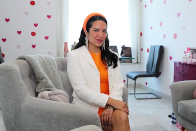 Christiana Maxion, Dubai Matchmaker & International Dating Coach at her office in Dubai. Pawan Singh / The National