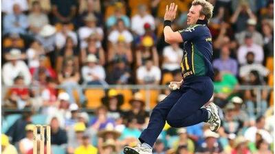 Brett Lee, seen here bowling for the Australian PM's XI, on Monday, has a chance to make a timely comeback from injury. Mark Nolan / Getty Images