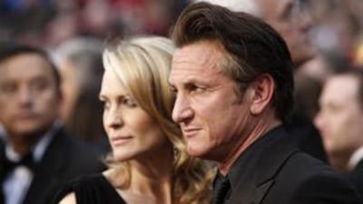 Sean Penn with his wife, Robin Wright Penn, has recently dropped out of two large film projects