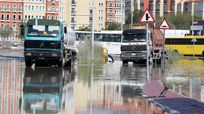 Torrential rain led to localised flooding in parts of Dubai and across the UAE.