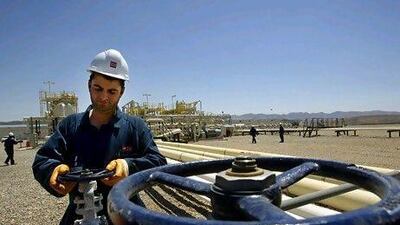 The Kurdistan Regional Government plans to build a pipeline to Turkey by the end of next year to export oil independently of Baghdad. Ali Al Saadi / AFP