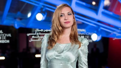 French actress Josephine De La Baume attends the tribute to Bertrand Tavernier during the 18th Marrakech International Film Festival on December 1, 2019. AFP