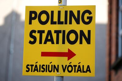Polling stations were set up as opinion polls showed a significant fall in support for Mr Varadkar's Fine Gael party. Reuters