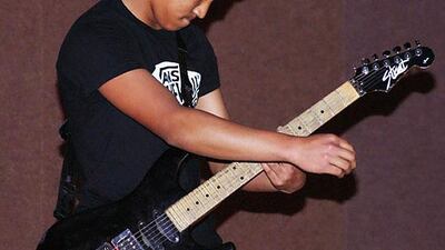 Rock Academy Worldwide’s kids mentoring programme. Courtesy Rock Academy Worldwide