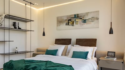 One of four bedrooms