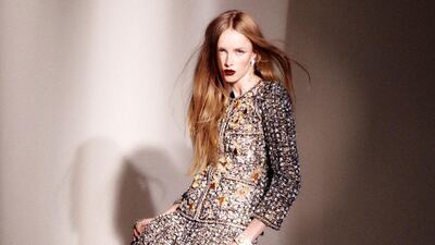 A look from Chanel’s autumn / winter 2020-21 haute couture collection. Courtesy Chanel