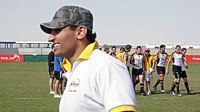 Mothana Khafaji, a former Dubai Hurricane’s rugby player, has been battling cancer since early last year. Photo courtesy of Khafaji family