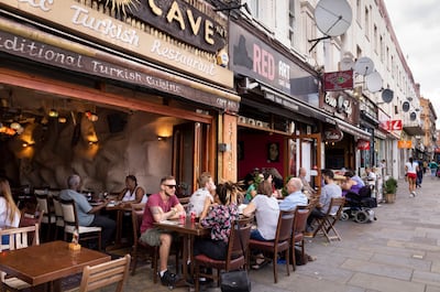 The high street in Dalston, north-east London. Getty Images