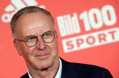 Bayern Munich's chief executive Karl-Heinz Rummenigge. Felipe Trueba / EPA