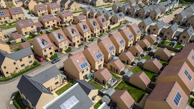 Newly built, sustainable housing in Northstowe, England. Getty