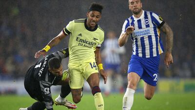 Pierre Emerick-Aubameyang 6 - Struggled to get service in a game where the most space he was presented with was when he was offside. Getty