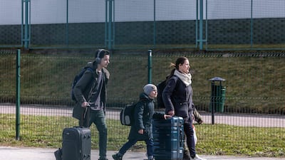 Millions of refugees have left Ukraine for neighbouring countries following the Russian invasion. AFP