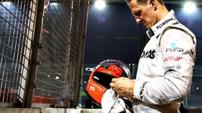 Michael Schumacher has decided to retire from Formula One at the end of the 2012 season, with his last race being in Brazil next month. Robert Cianflone / Getty Images