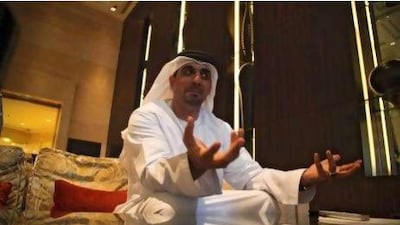 Moen Al Bastaki, an Emirati Illusionist, is preparing for his next big trick: to levitate. He plans to perform the trick on National Day, either on the Walk in Dubai or on the Corniche in Abu Dhabi. Lee Hoagland / The National