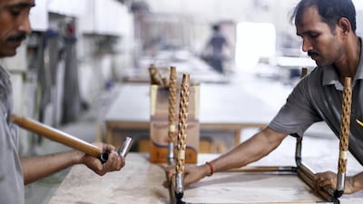 While the team at the Sharjah factory were hesitant at first, Lana El Samman was happy with the result of their work