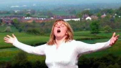 Denise Leigh stands against the backdrop of Audley, Staffordshire, her hometown and the place where she realised that music was her passion.